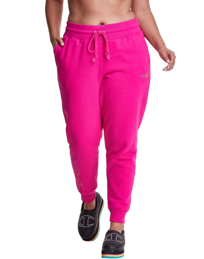 Champion Plus Reverse Weave Joggingbroek Dames - Roze - Belgie 4783DTBUY